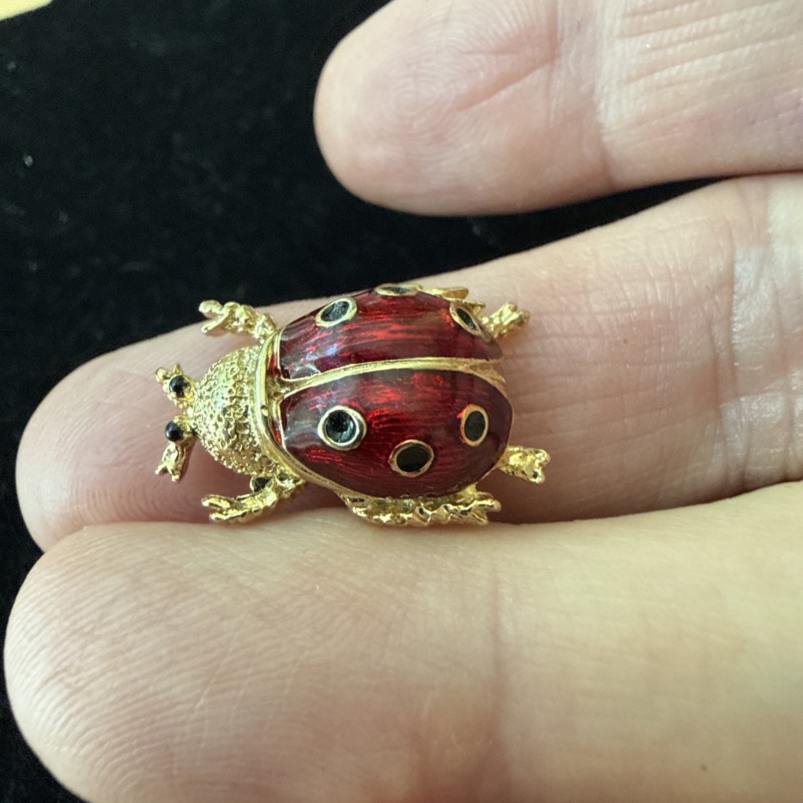 Lady Bug Pin Super Cute MCM 3/4”