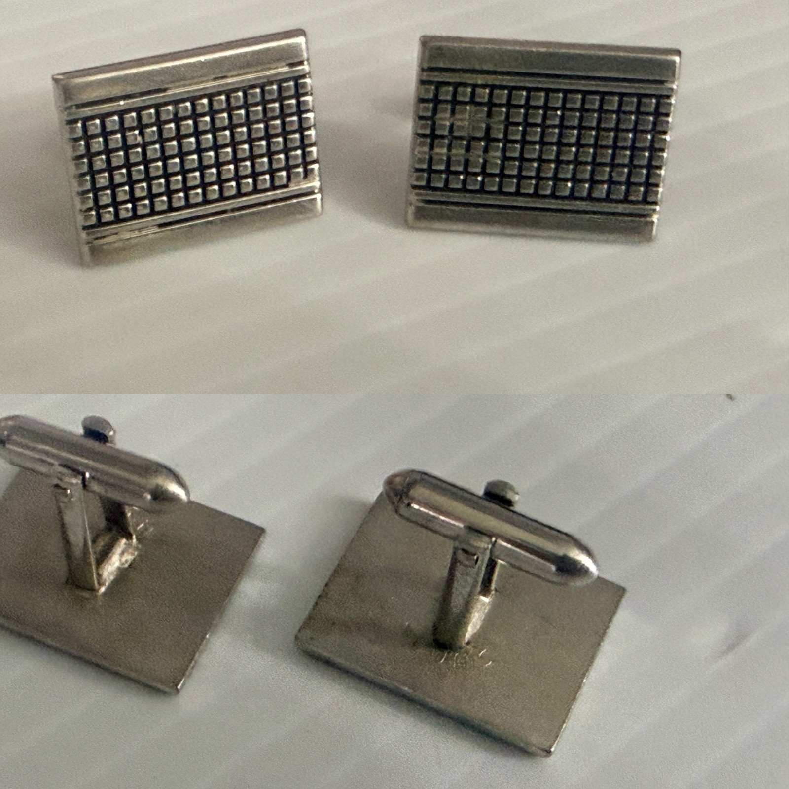 Vtg Lot of Men’s Jewelry Box Cuff Links Tie/Bar Clips Studs Pins