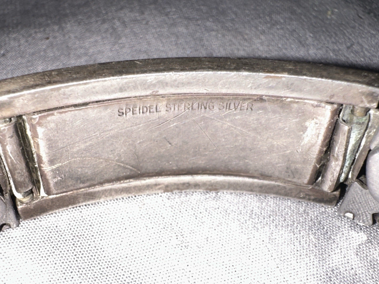 Vintage Speidel Sterling Silver Top ID Expansion Bracelet Engraved Donald