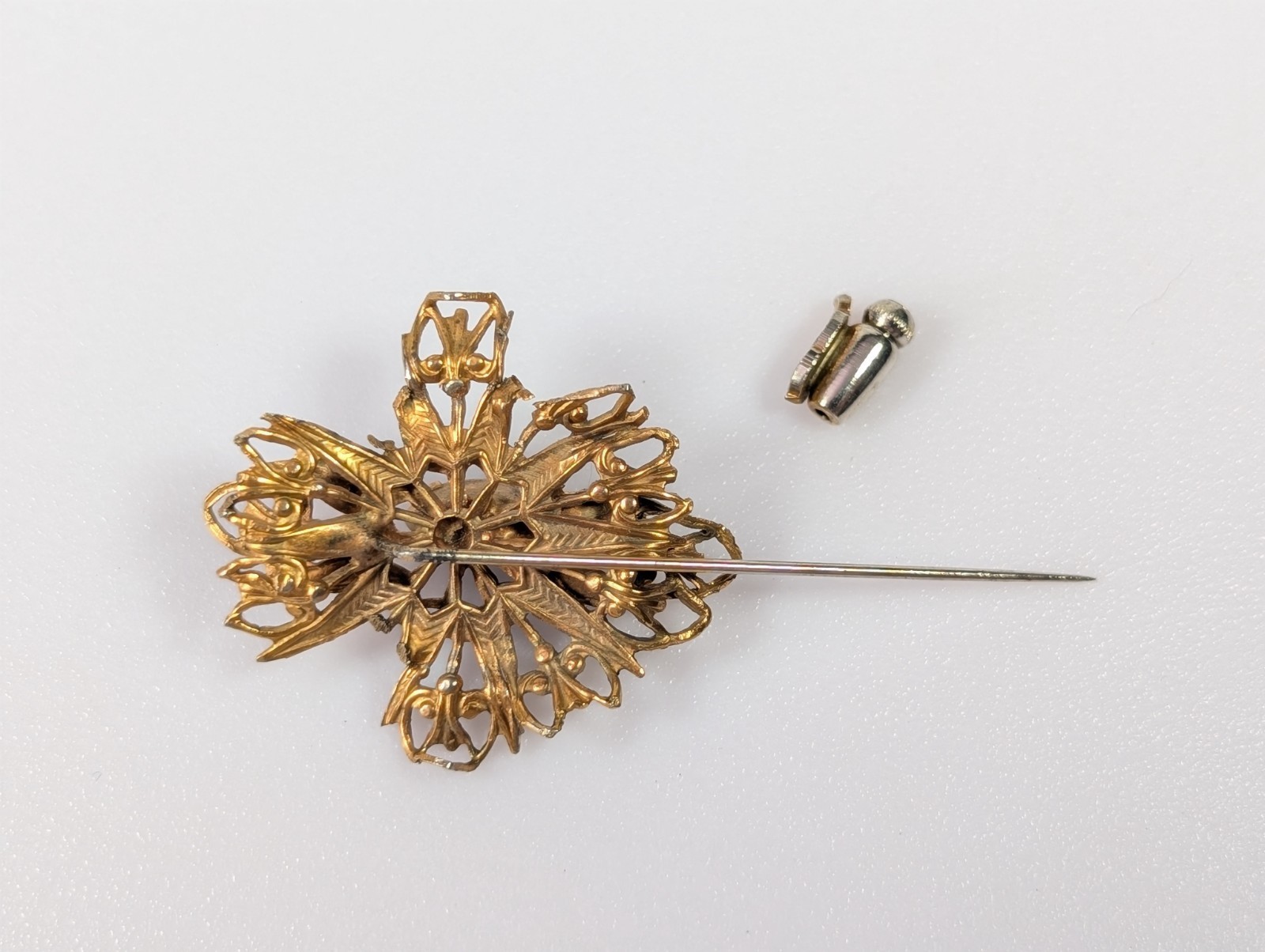 Vtg Hat Stick Pin Lot Faux Pearl & Turquoise Red Rose Gothic Jewelry Unsigned