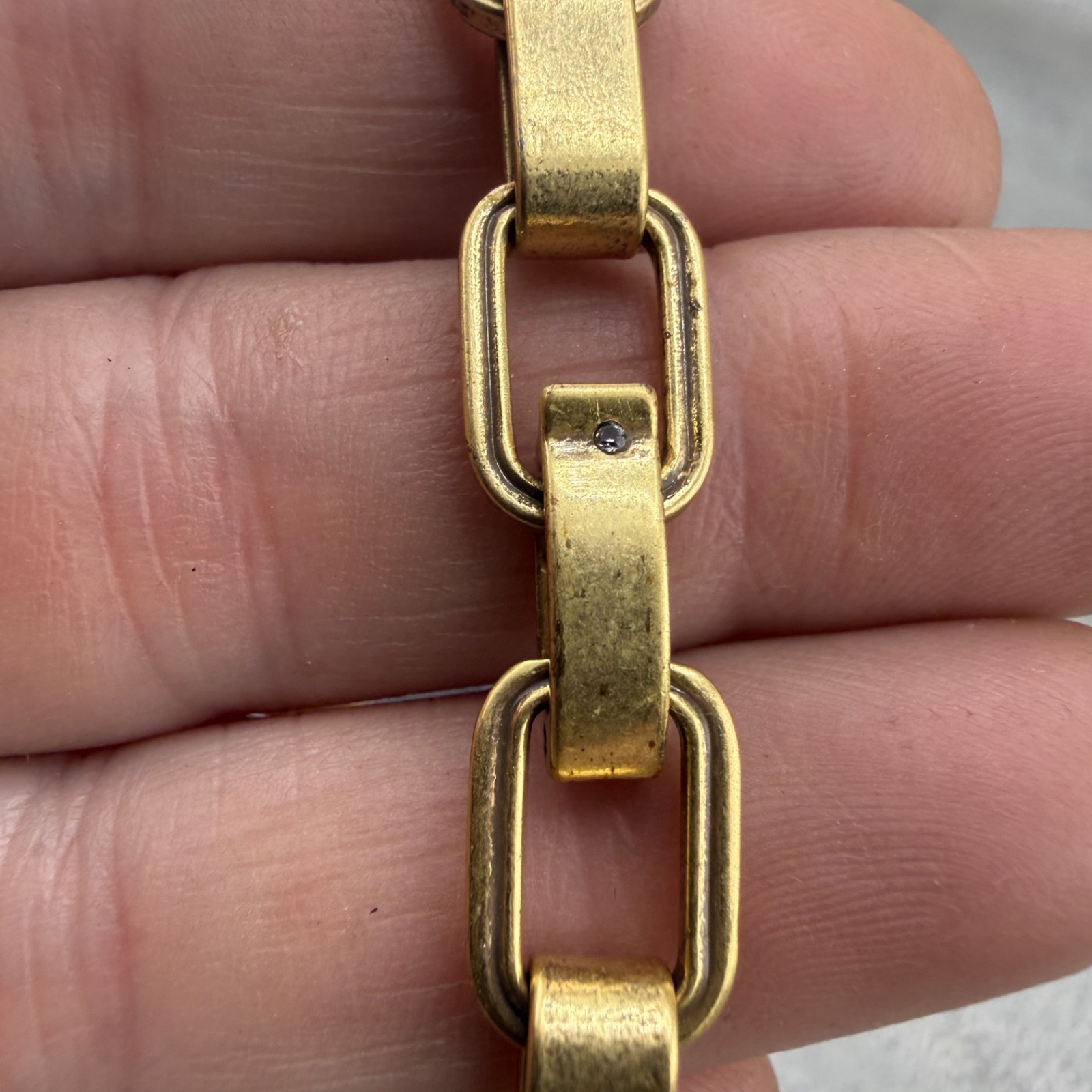Stella And Dot Necklace Gold Tone Statement Signed Hazel Flower 16”