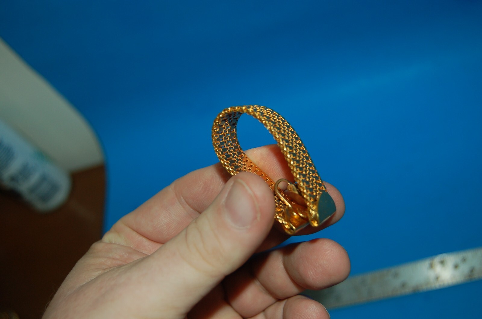 COSTUME JEWELRY 1980’s Clip-on Earrings + Bracelet