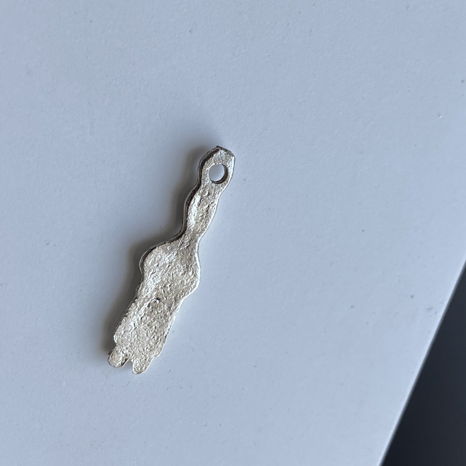 Vintage Mexico Milagro Charm Mexican ExVoto Religious Pendant Amulet Silver Tone