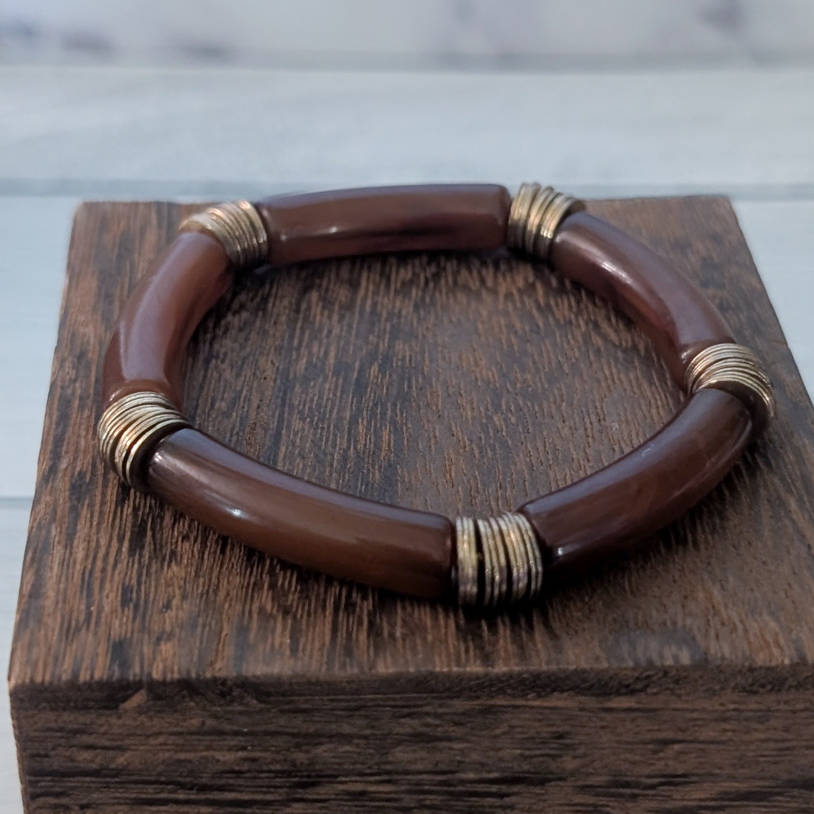Vintage Stretch Bracelet – Chunky & Unusual – Statement