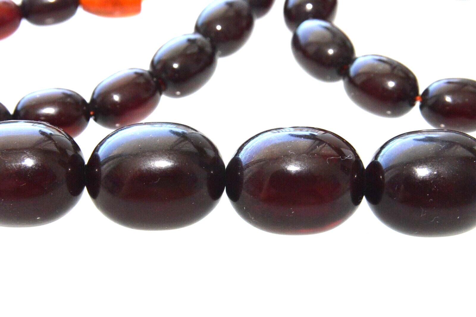 ✅80cm =102gr RUSSIAN SOVIET BALTIC AMBER BEAD NECKLACE 琥珀 BRACELET STONE PENDANT