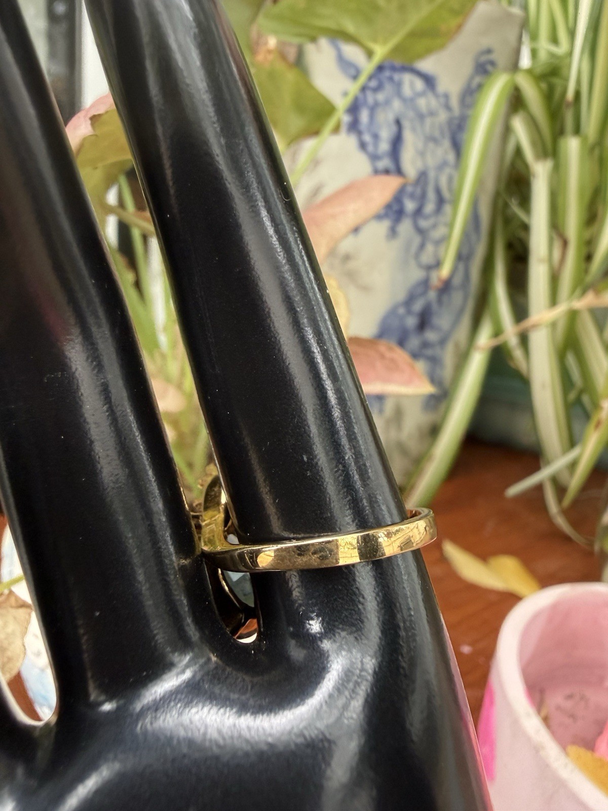 Vintage Multi stone Cocktail Ring Gold Plated Purple And Blue Cz Size 10