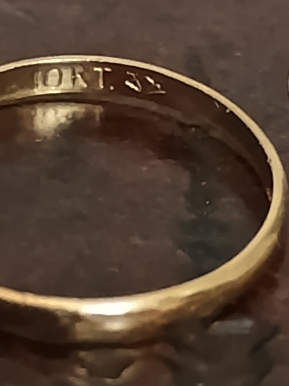 Vintage 10k Baby Gold Band Ring Can Be Worn On Chain As Pendant / Charm as well
