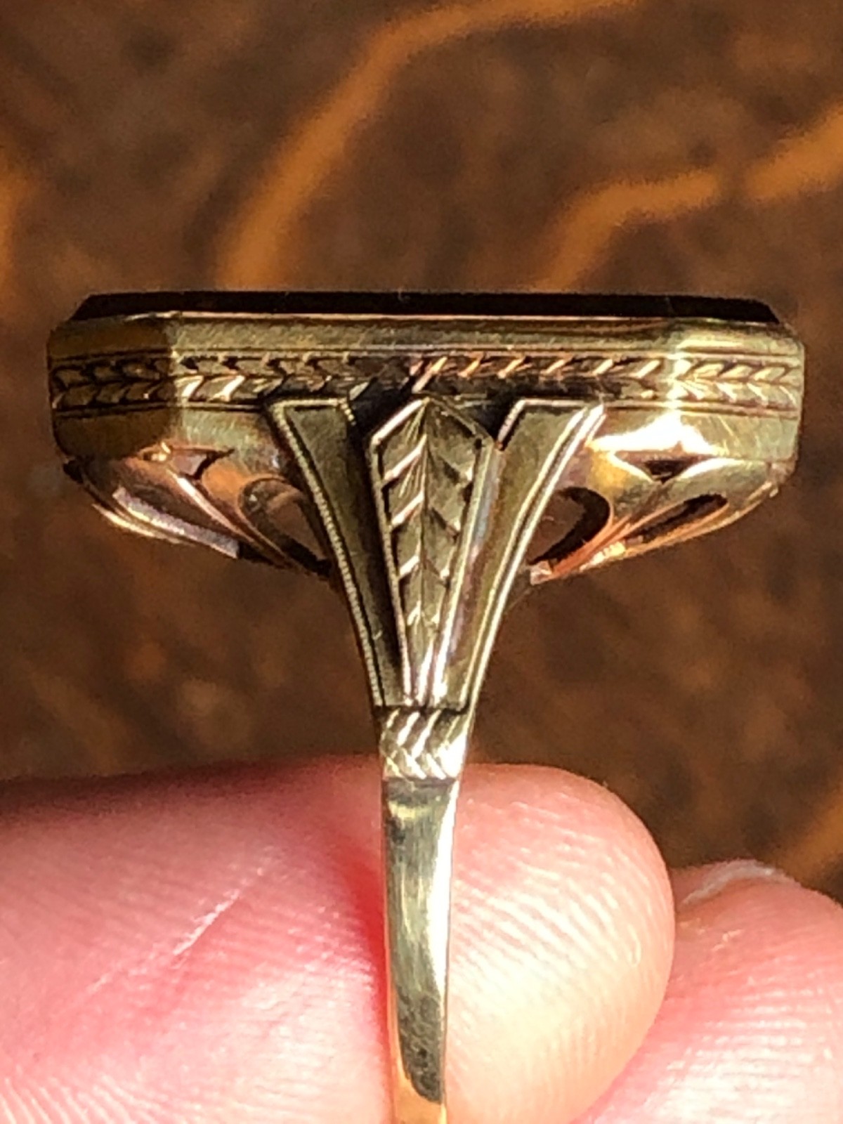 Masterpiece Victorian Period 14K Gold ,Tigereye Intaglio size 10 13.49 Grams