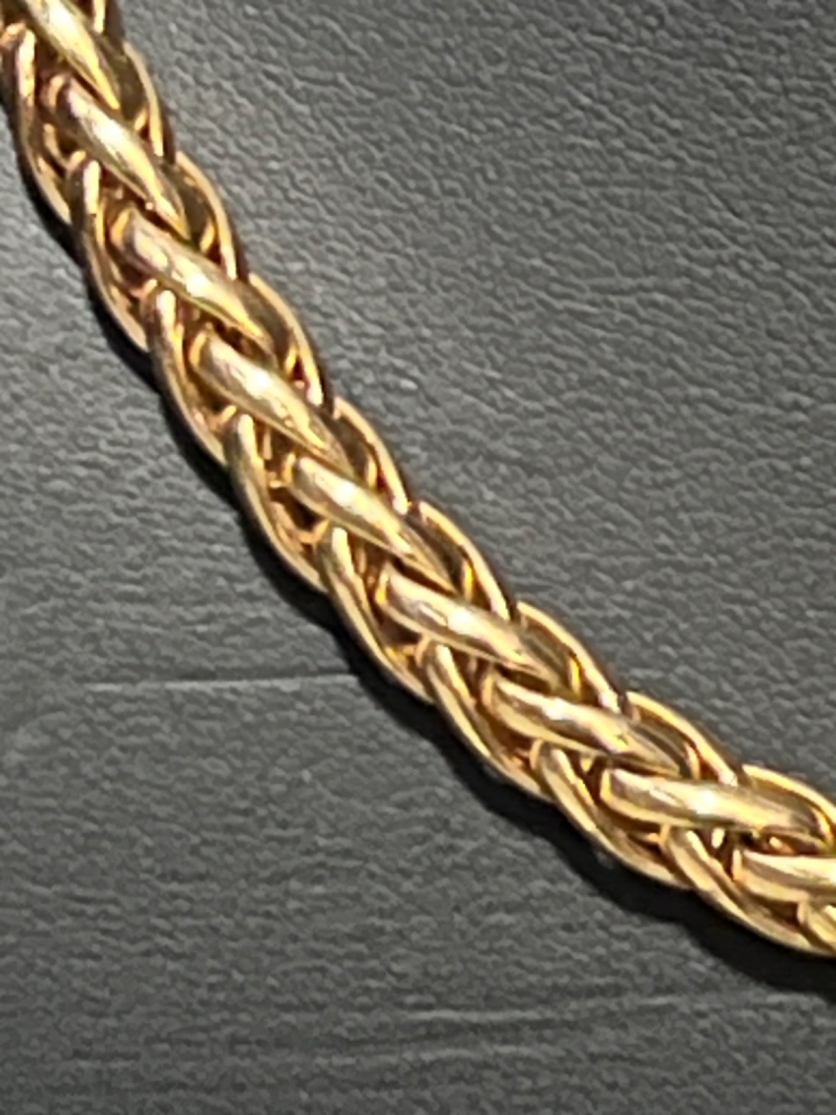 Vintage Gold-tone PREMIER DESIGNS Wheat Chain Necklace