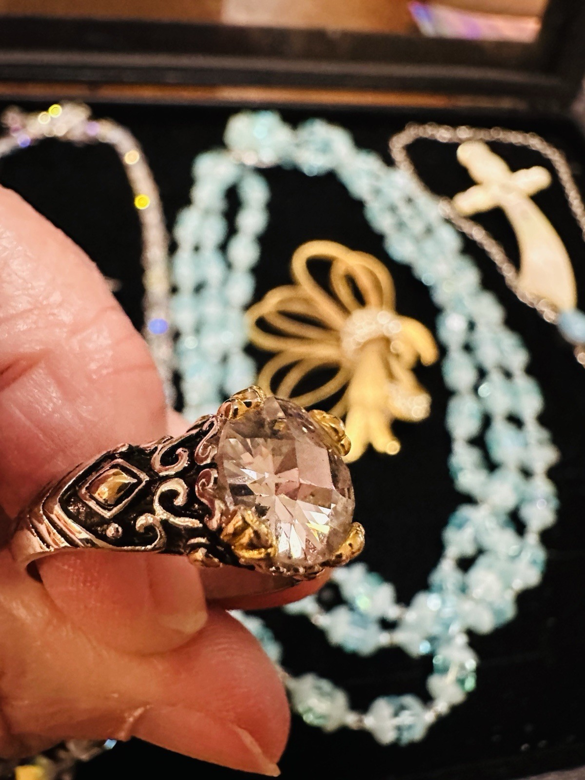 Vintage & Antique Lot Of 10 Costume Jewelry Some Signed