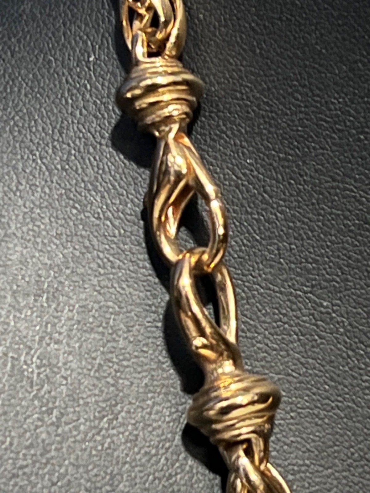 Vintage Gold-tone PREMIER DESIGNS Wheat Chain Necklace