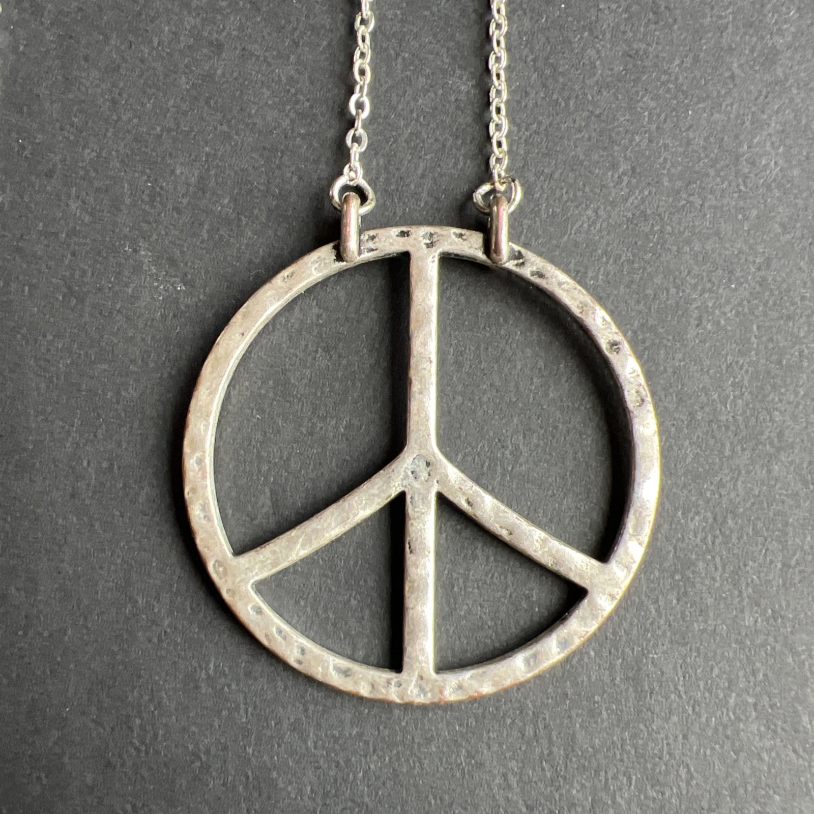 Peace Love Dopamine Weed Leaf Necklaces Vintage Copper Silver Tones Necklace LOT