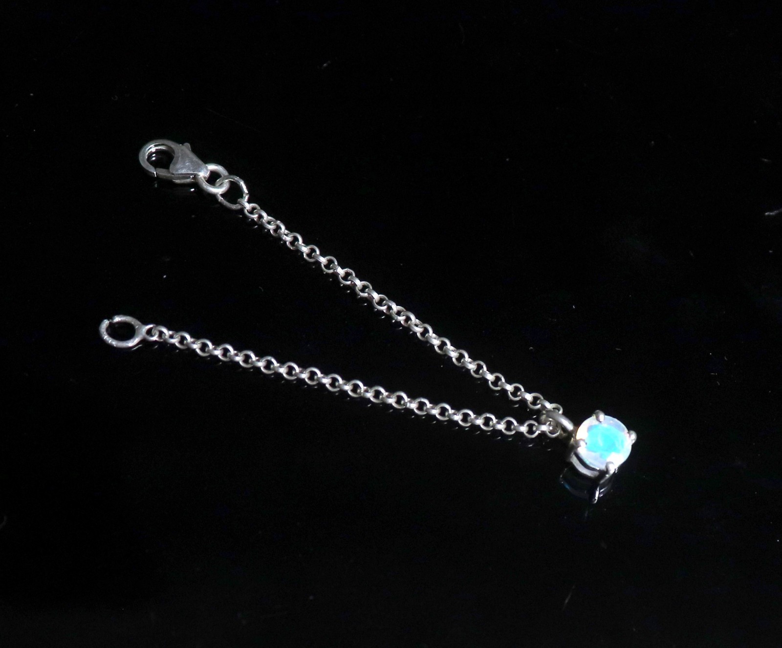 sterling silver fire opal pendant silver girly jewelry daily wear jewelry