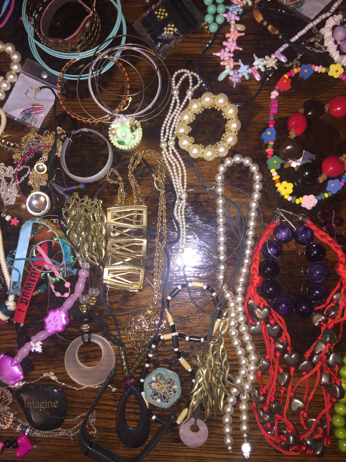 6+ LBS Vintage To Modern FASHION JEWELRY Lot All Wearable!! JLMIX40