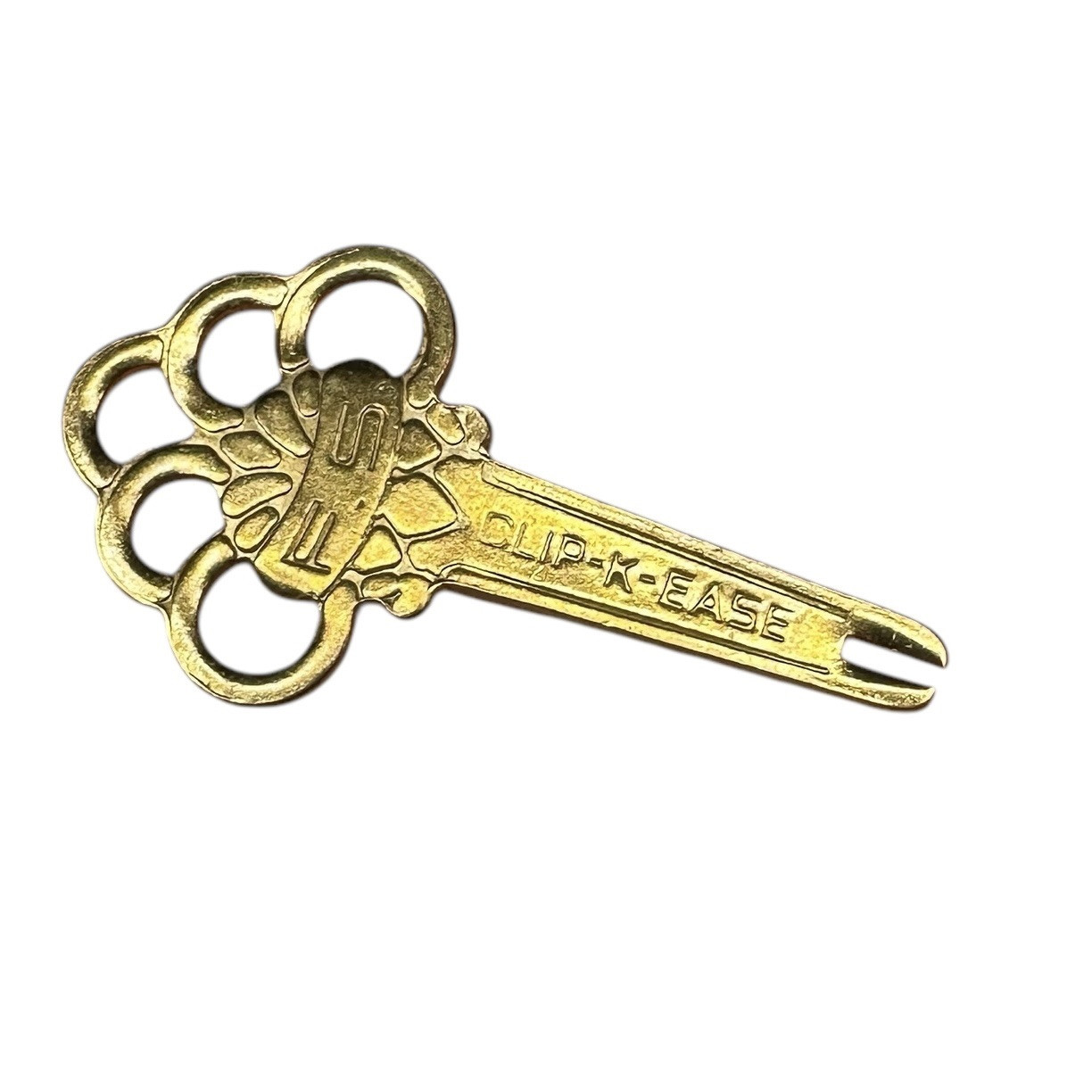 Antique Vintage Clip Tension Collectible Ease Key to Adjust K Clip Earrings RARE