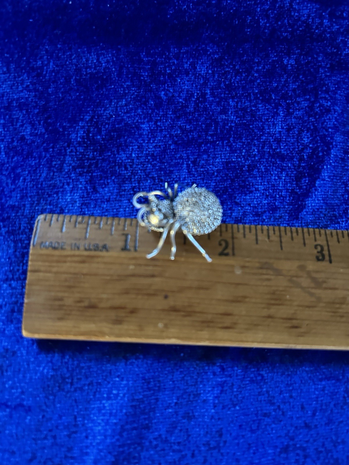 Vintage Sterling Silver Handmade Beetle Brooch/pins 2 Great Detail Nice Work