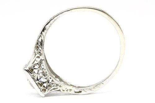 1.50CT Art Deco Round Lab Created Diamond Wedding Ring Vintage Style 925 Silver
