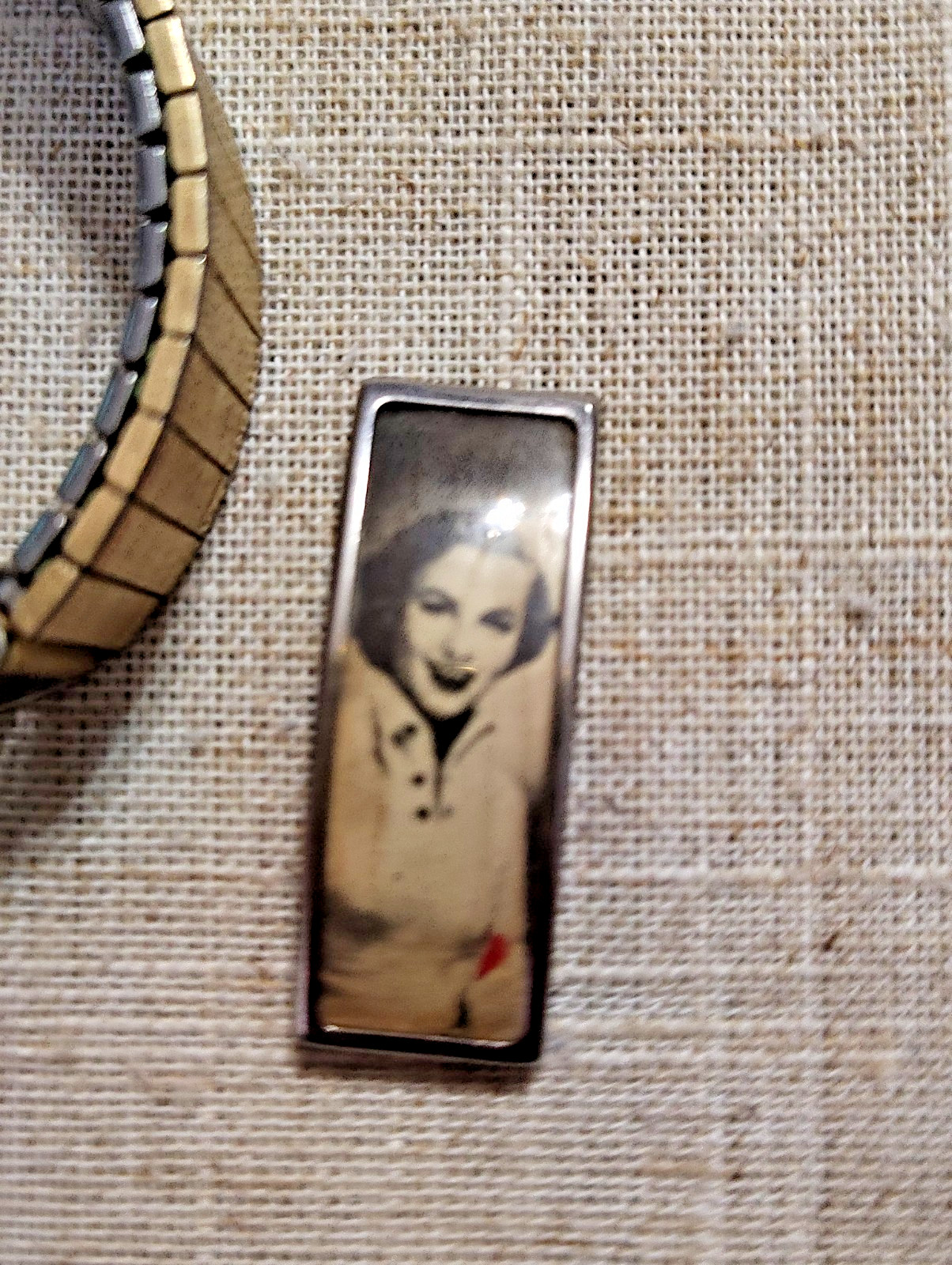 VTG Speidel 10kt Gold Filled Locket ID Expansion Bracelet Engraved Billy Ward