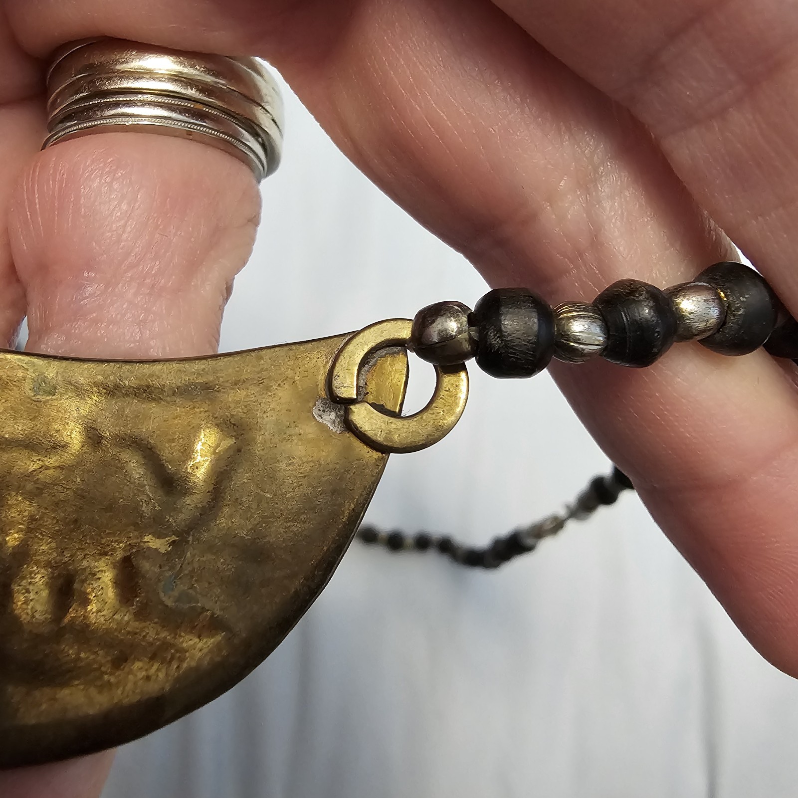 Vintage 60s-80s Bib Necklace Mixed Metals