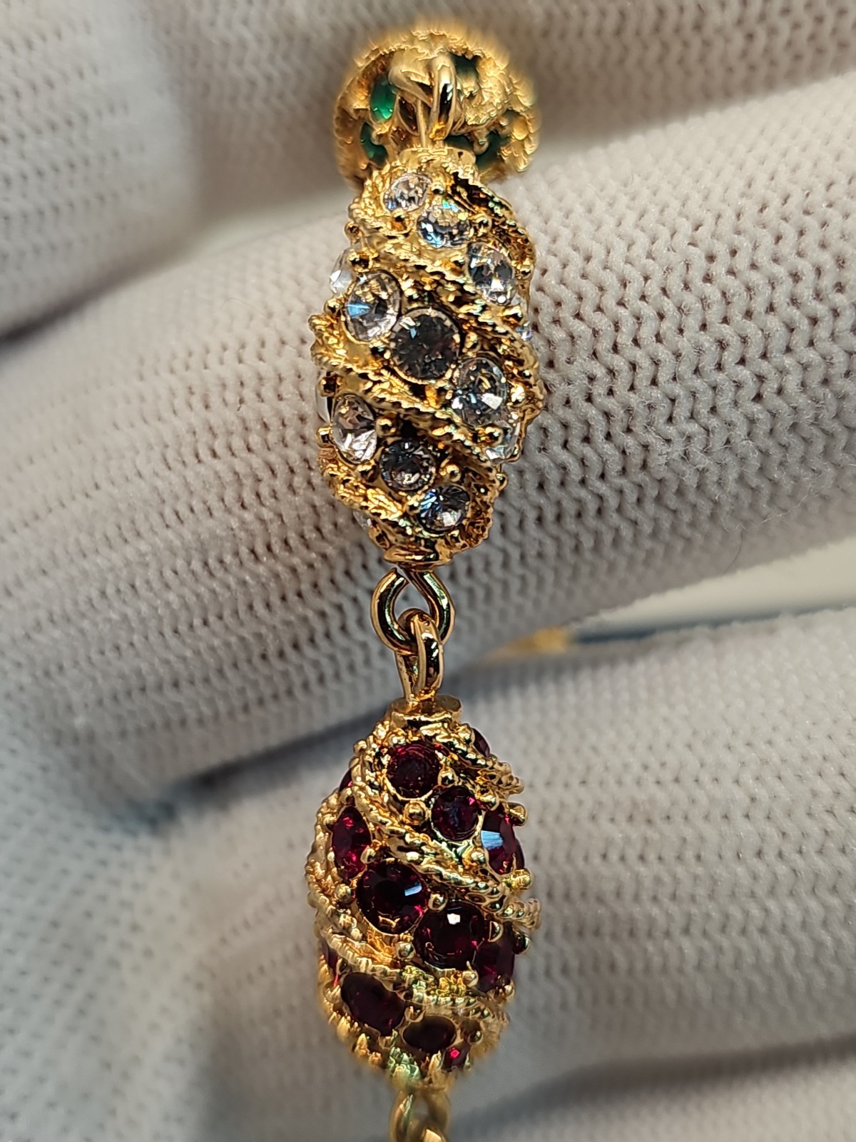Camrose & Kross Jackie Kennedy JBK Royal Egg Bracelet. Signed JBK