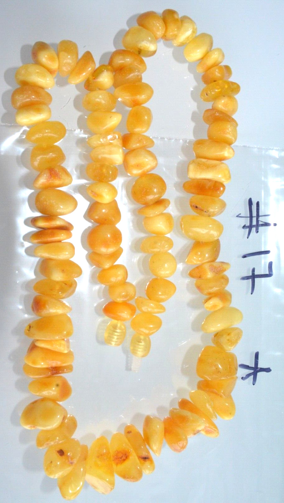44gr RUSSIAN SOVIET BALTIC AMBER BEAD NECKLACE 琥珀 BRACELET STONE PENDANT EARRING
