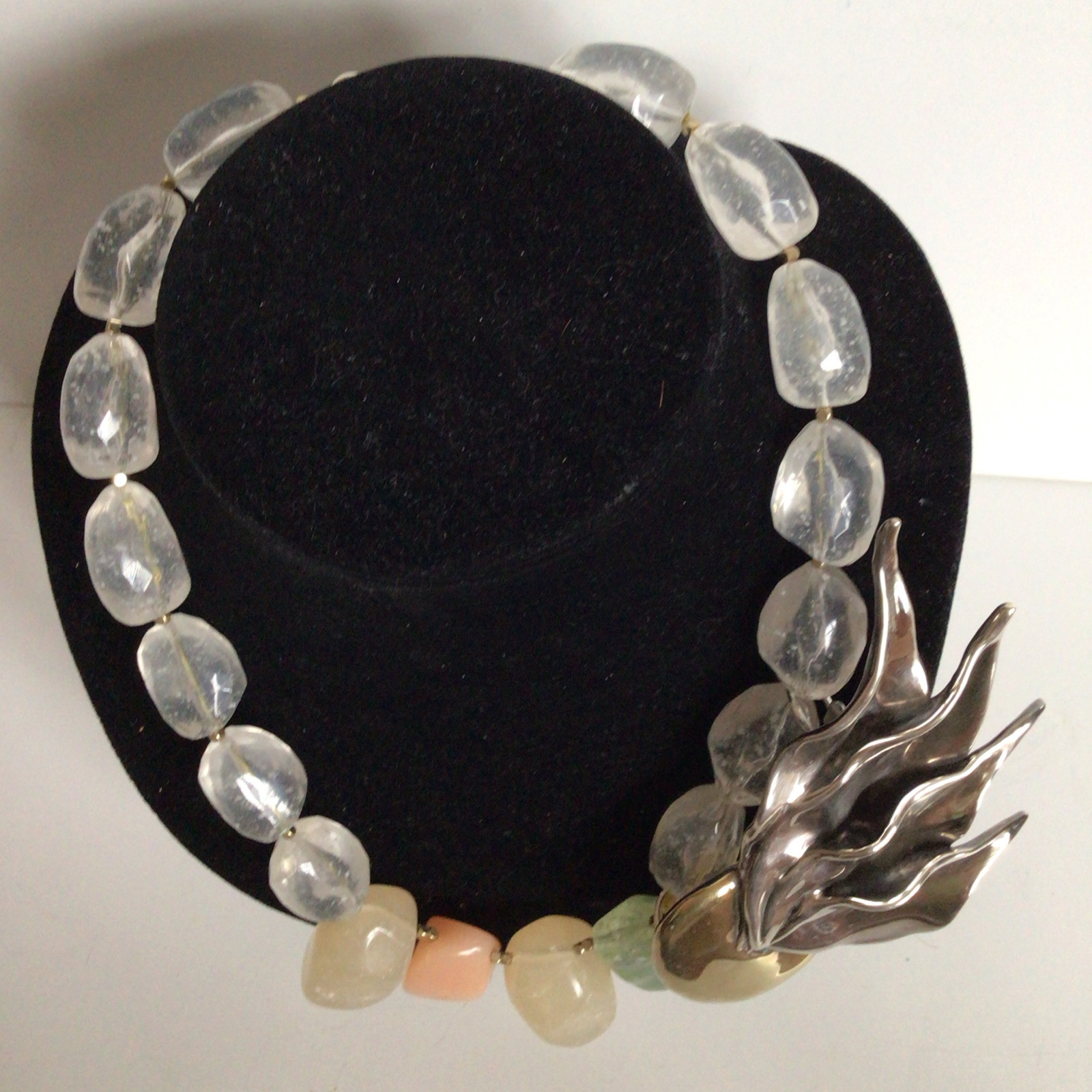 GORGEOUS SEBBAG VON MUSULIN NECKLACE VARSANO PENDANT STERLING