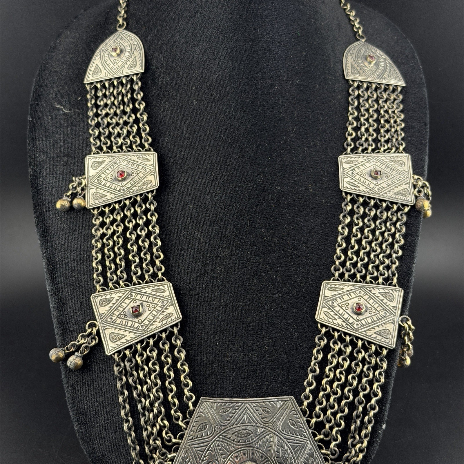 Vintage Beautifully Crafted Old Afghani Handmade Stunning Unique Necklace