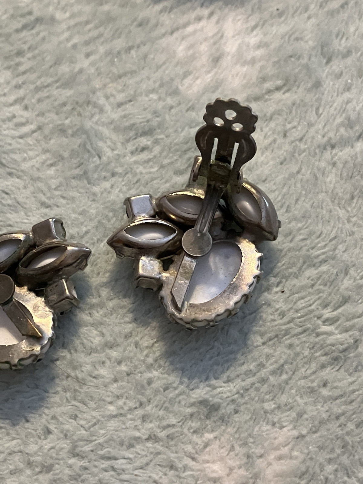 Vintage Juliana DeLizza And Elster Clamper Bracelet And Matching Clip Earrings