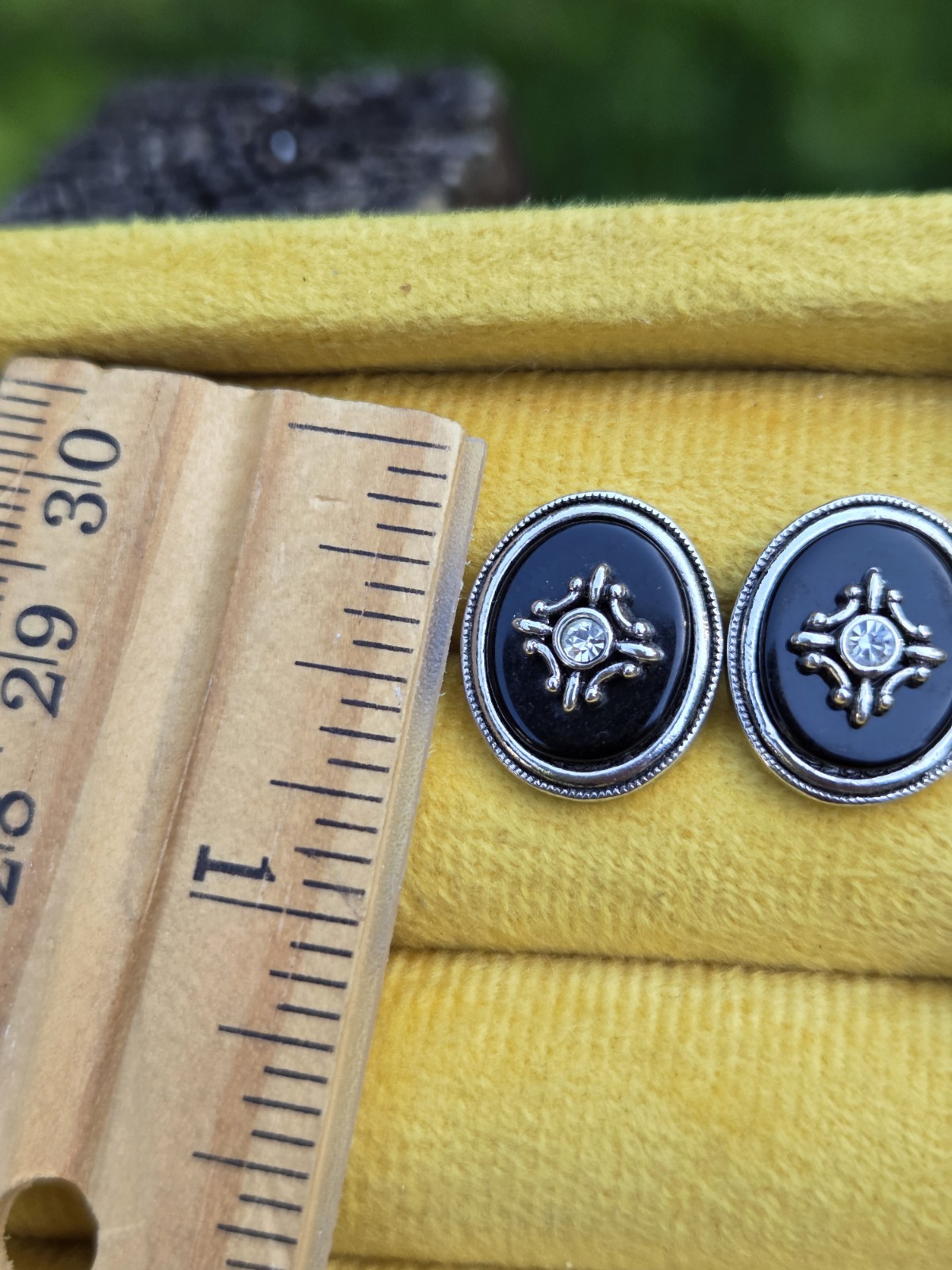 Vintage Avon Chesterfield Collection Convertible Pierced Earrings 1980