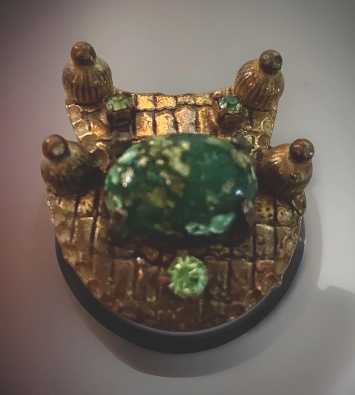Strange Unique Vintage Brooch Scarf Clip Not Really Sure But It’s A Fun Piece