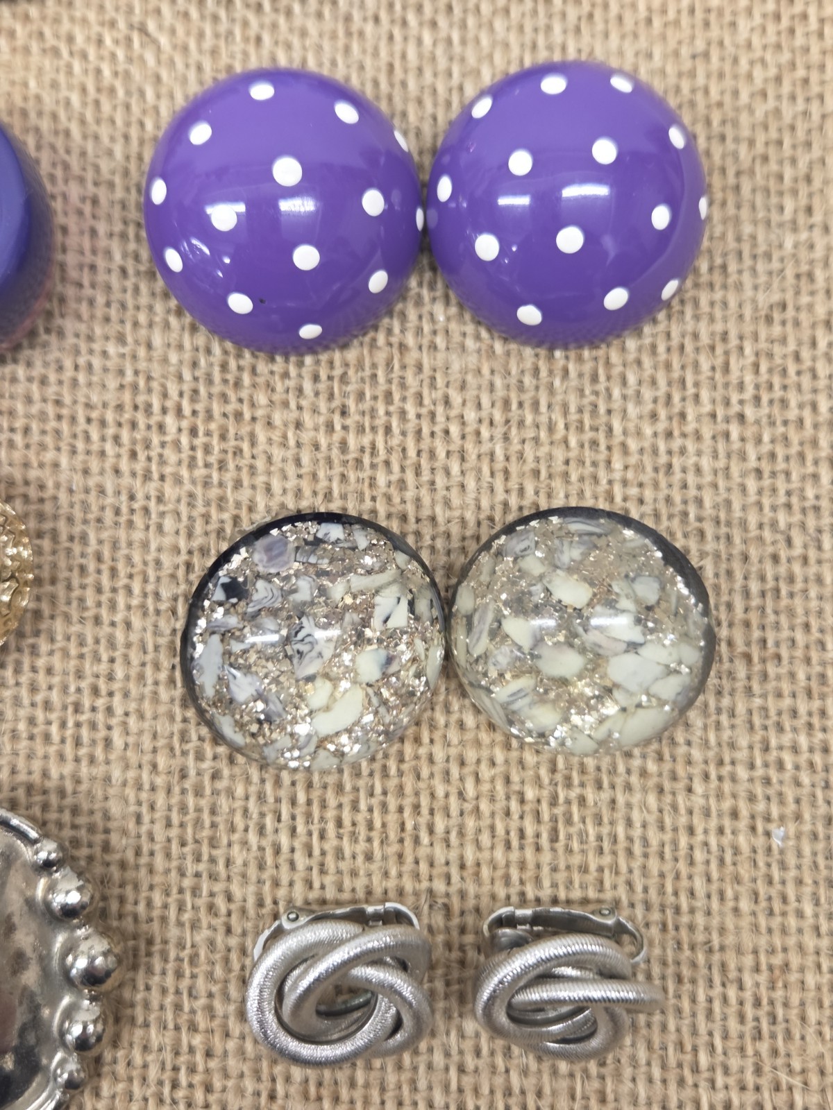 Vintage Clip On Earrings Lot 15 Pairs West Germany, Dauplaise, Sarah Coventry