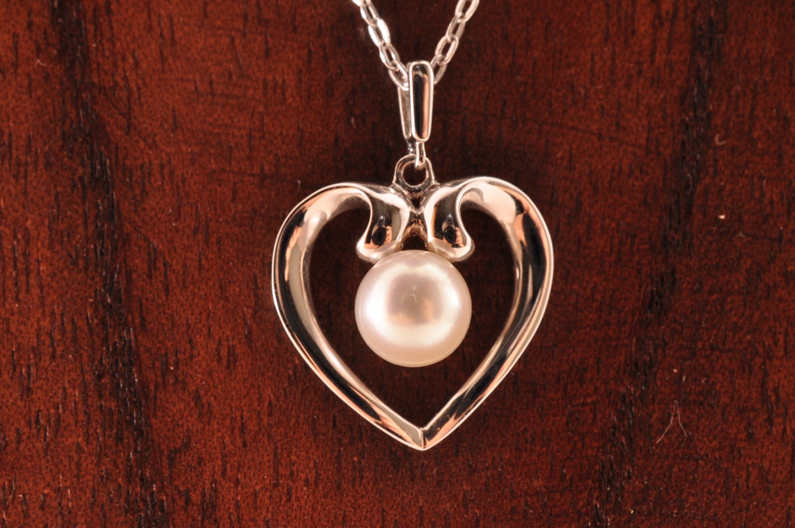 Near mint Japan brand “MIKIMOTO” Akoya pearl pendant 925 silver (total 10.0ct).