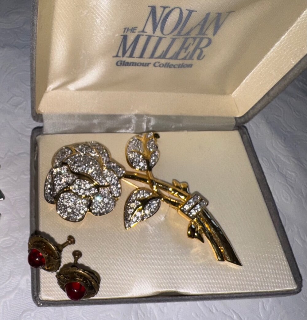 High End Vintage Jewelry Lot Eisenberg Austria Juliana KJL Weiss Sterling Silver
