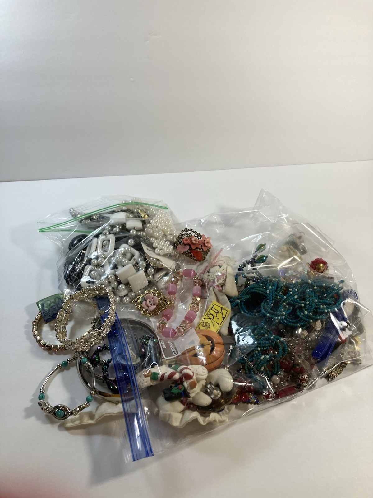 LOT Of Used Costume Jewelry Vintage to Modern Wearable 2 Plus LB