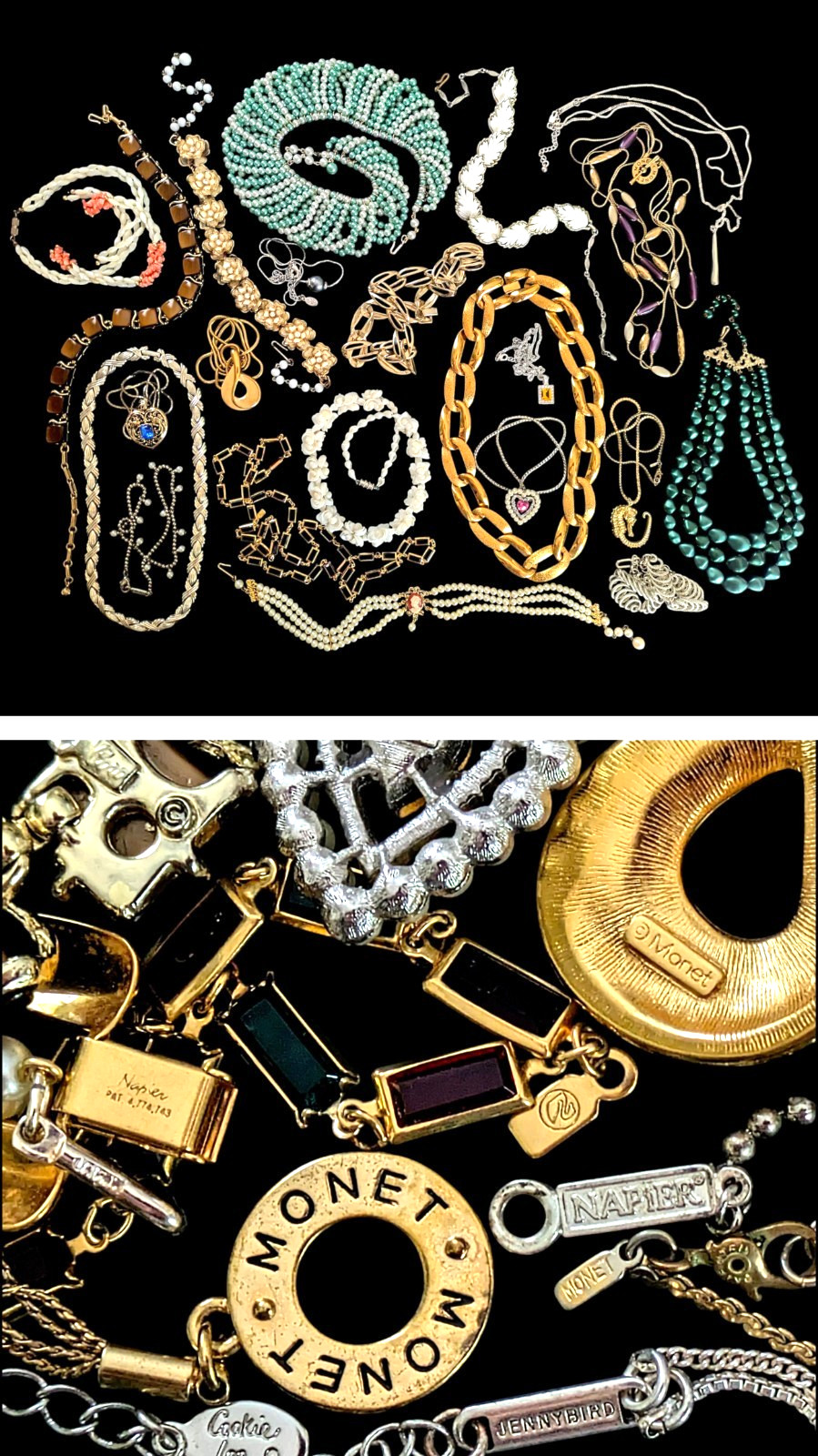 Lot Huge Estate Jewelry Napier Coro Avon + MORE 120+ Pc All Wearable VTG to Now