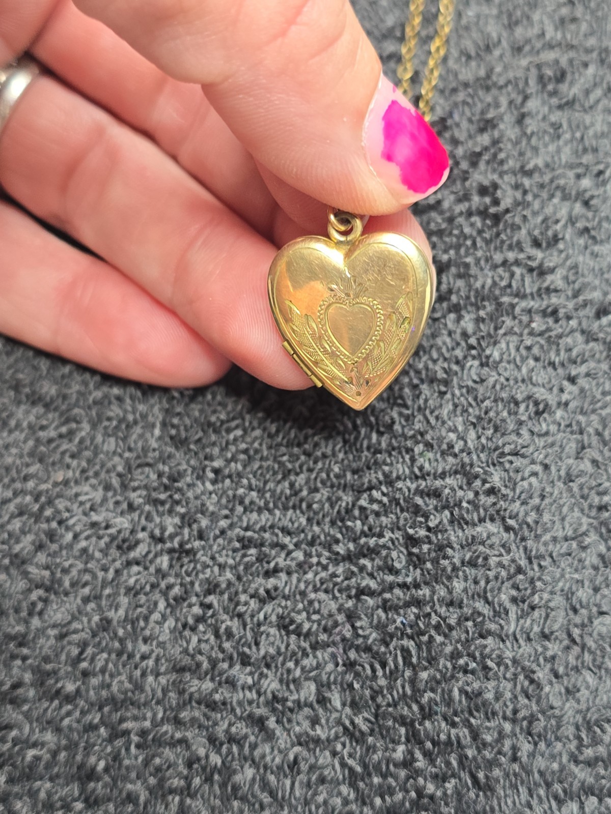 1930s American Queen Pitman And Keller Locket And Bracelet Set Gold Filled