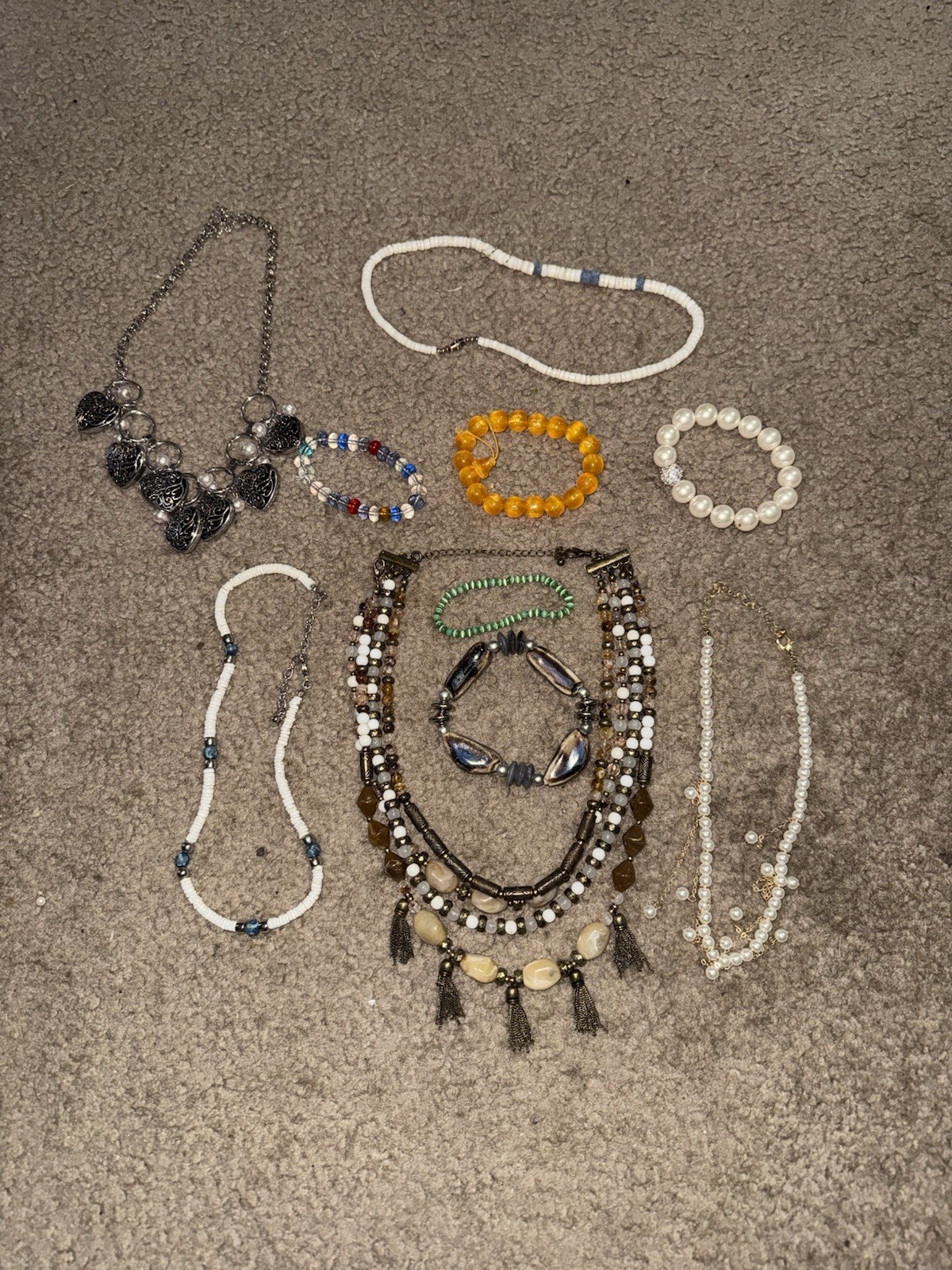 11 Oz Vintage To Modern FASHION JEWELRY Lot All Wearable Pictured Items B2