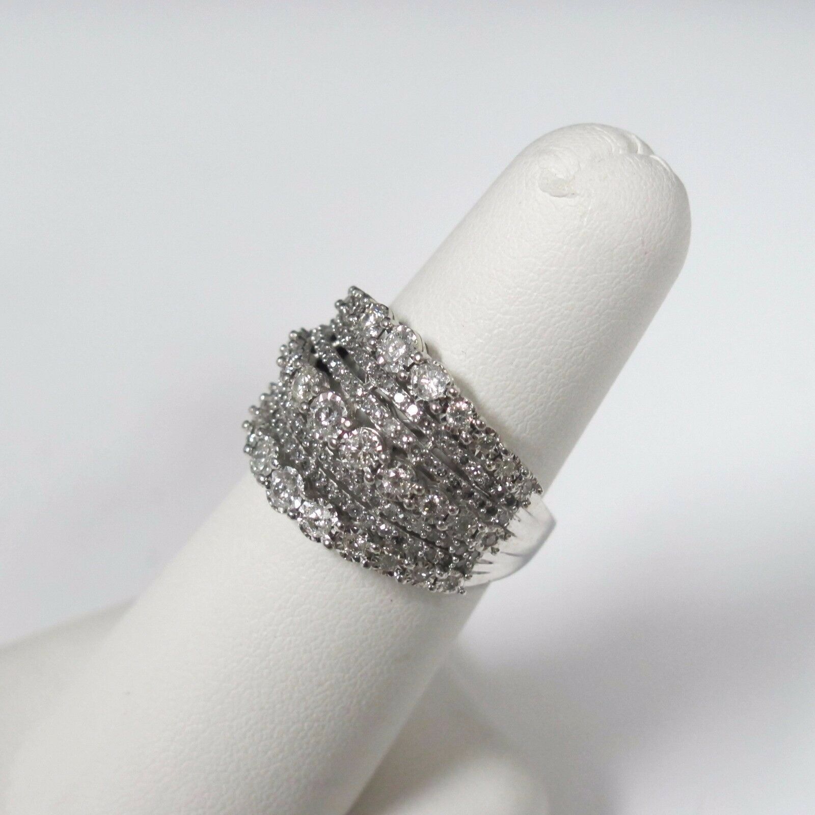 2 CTW White Round Cut Simulated Diamond Classic Huge Wedding Ring In 925 Silver