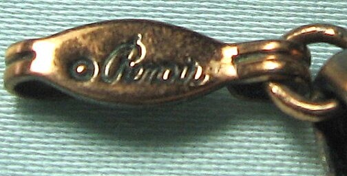Vintage Renoir Copper Necklace 18 3/4″ end to end 5/8″ at widest
