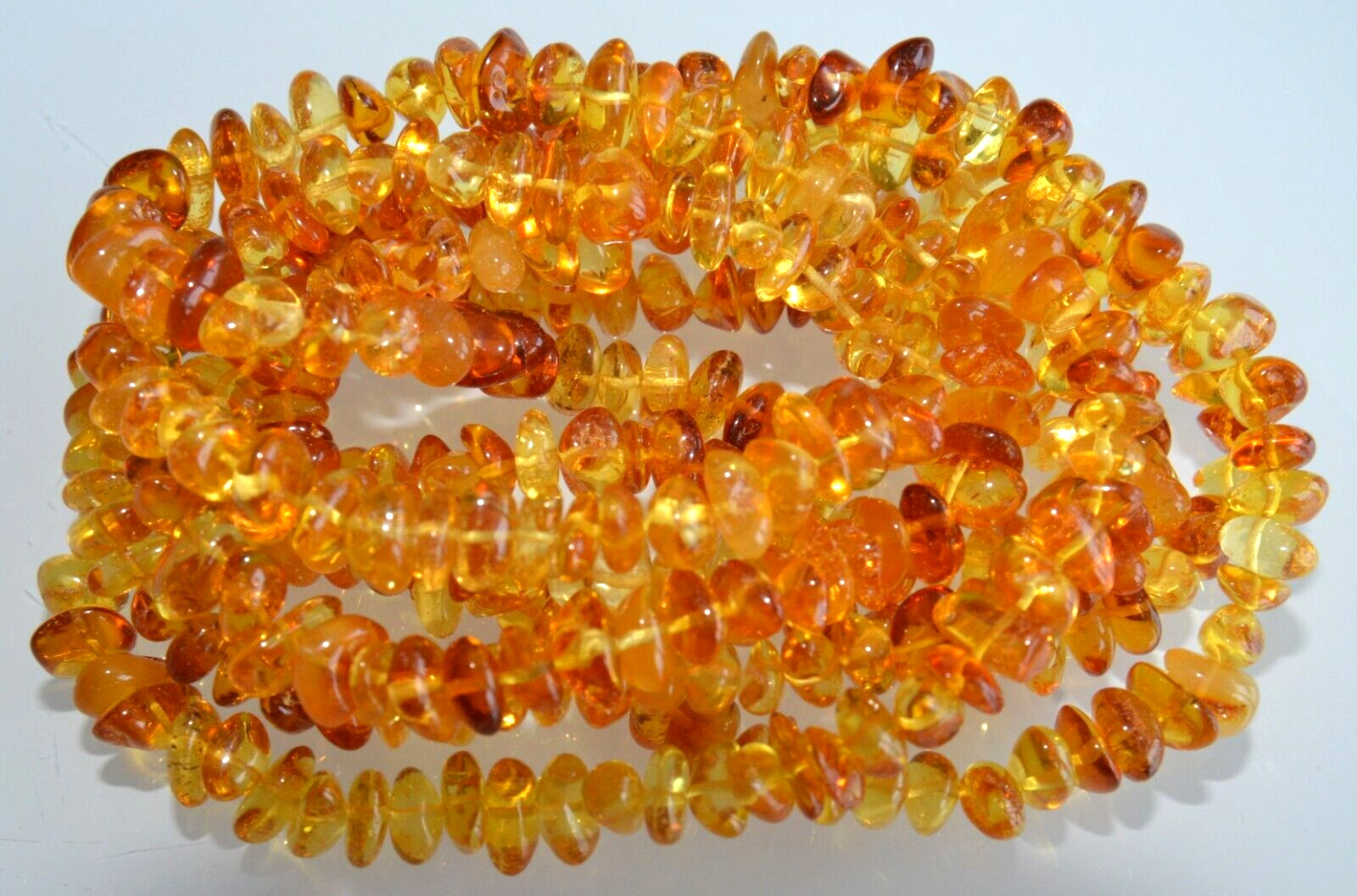 ✅135 cm=46gr RUSSIAN SOVIET BALTIC AMBER BEAD NECKLACE 琥珀 BRACELET STONE PENDANT