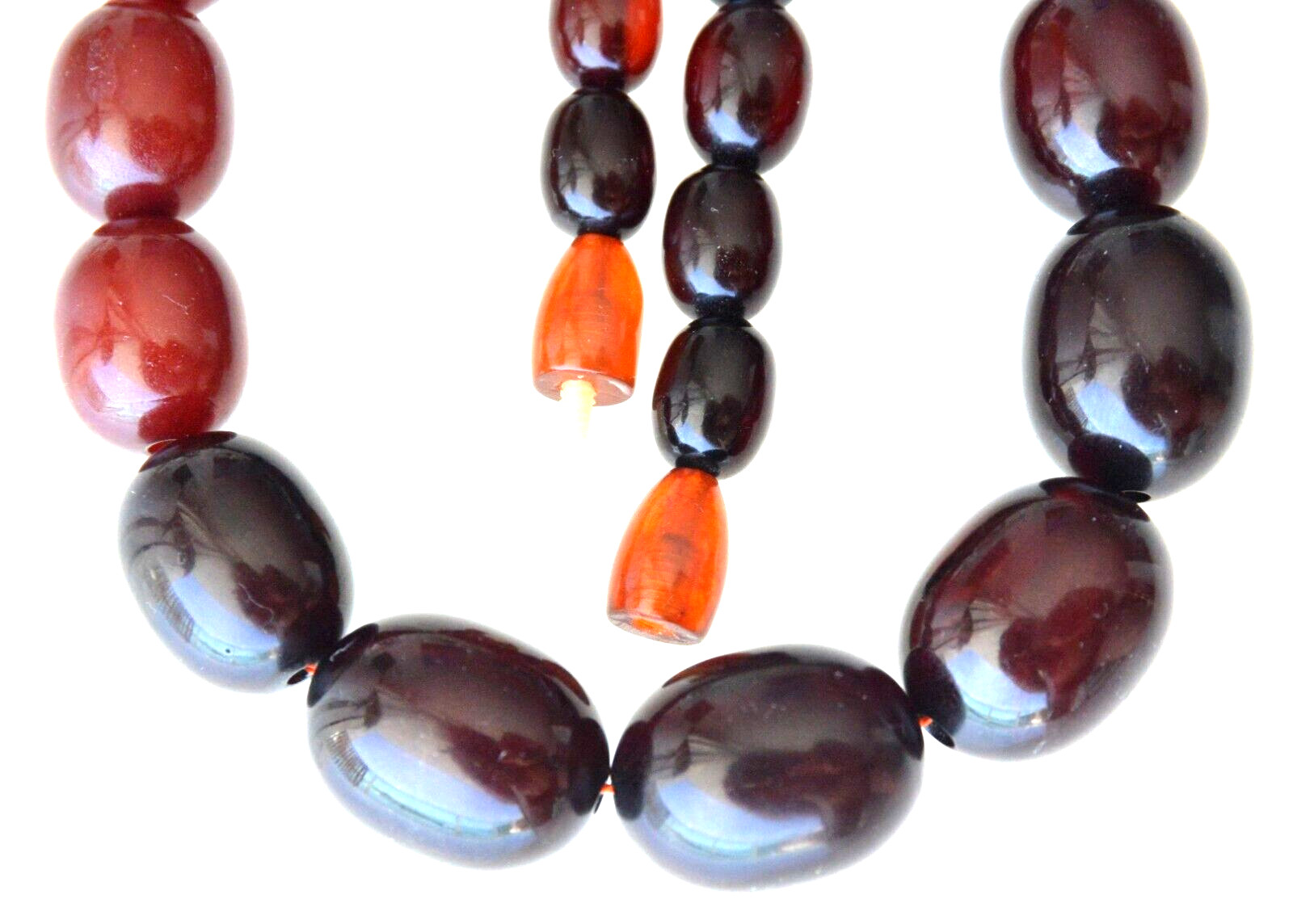 ✅80cm =102gr RUSSIAN SOVIET BALTIC AMBER BEAD NECKLACE 琥珀 BRACELET STONE PENDANT