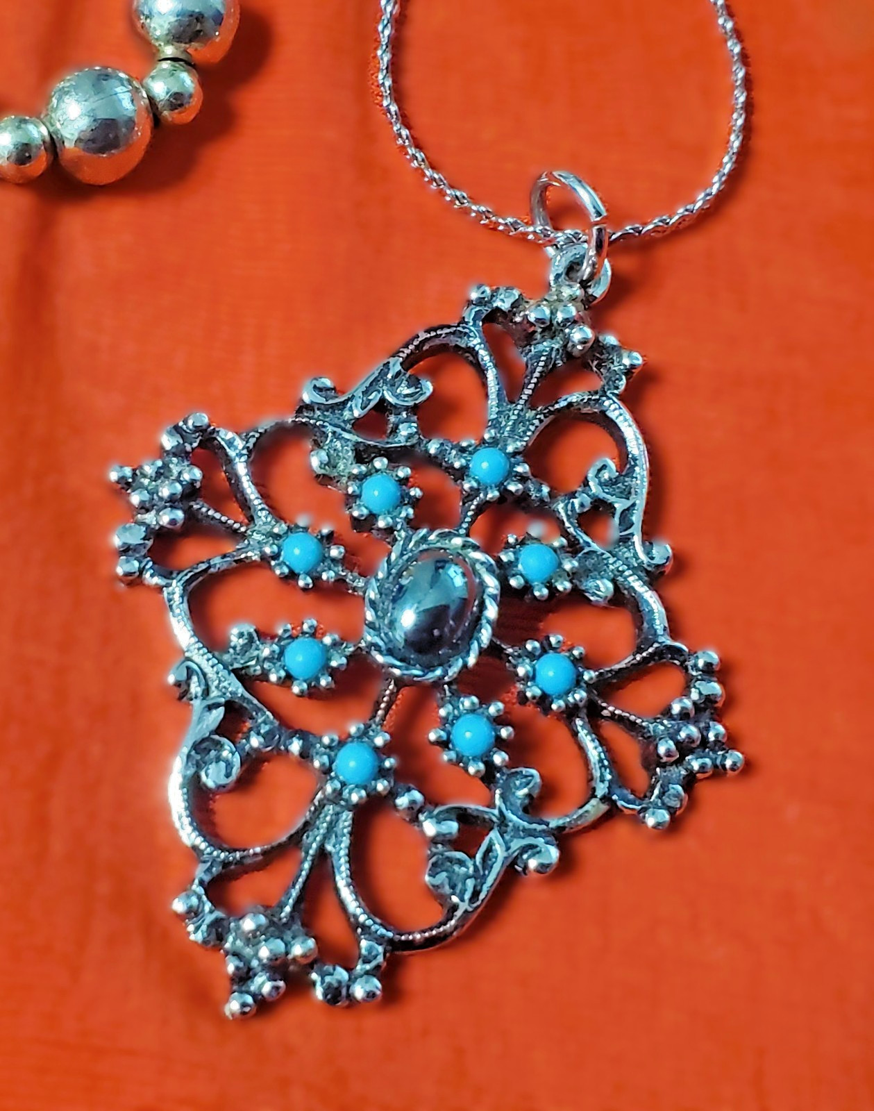 Mixed Lot 5 Pieces*Monet*Avon*Napier*Faux Turquoise Neck 2 Bracelets 2 set ER
