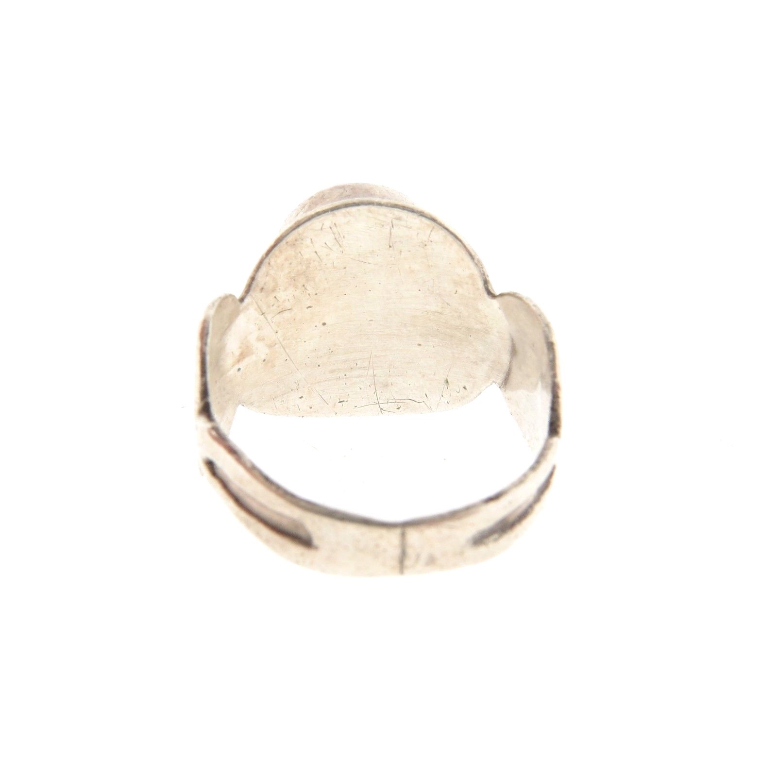Sterling Silver Green Onyx Ring Size 7.5