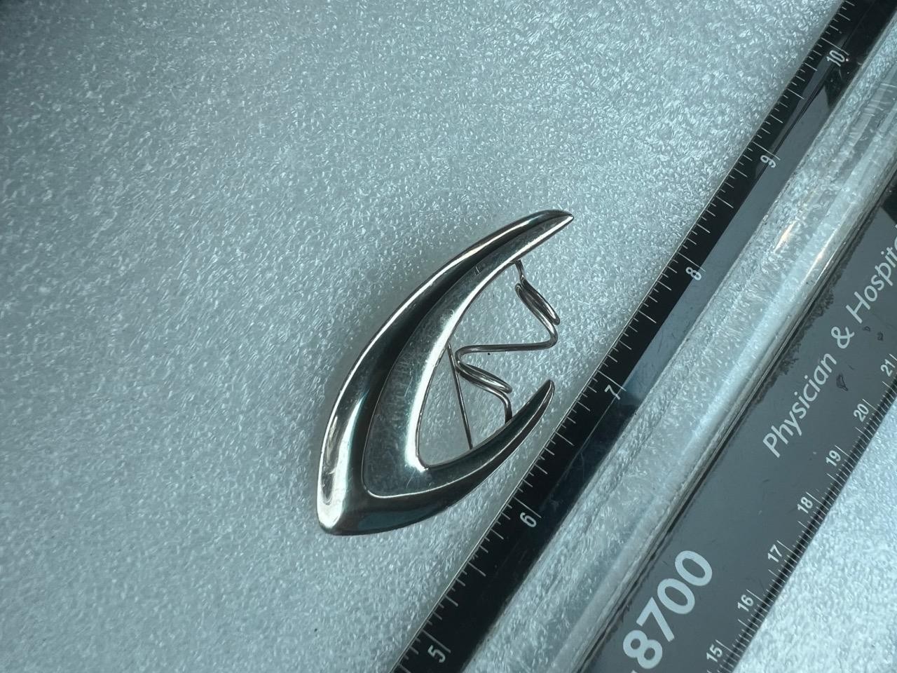 Mexico Mexican Sterling 925 34 Designer Art Deco brooch pin (H2025H)
