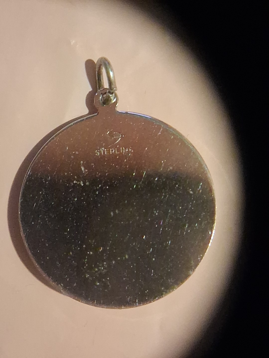 Vintage 70s Charm for Birthday Sterling Silver Sweet 16 May Birthstone Emerald