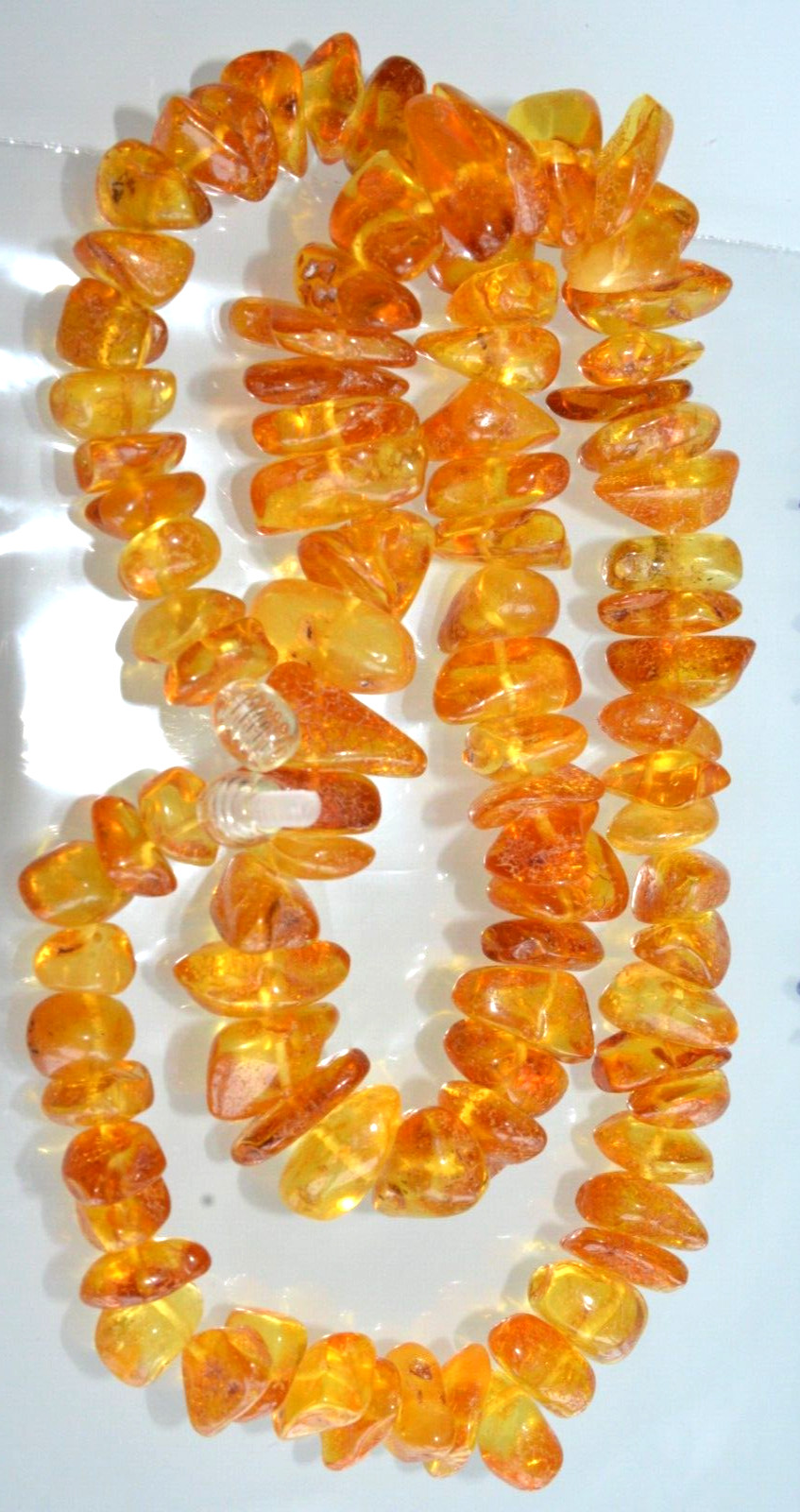 46gr RUSSIAN SOVIET BALTIC AMBER BEAD NECKLACE 琥珀 BRACELET STONE PENDANT EARRING