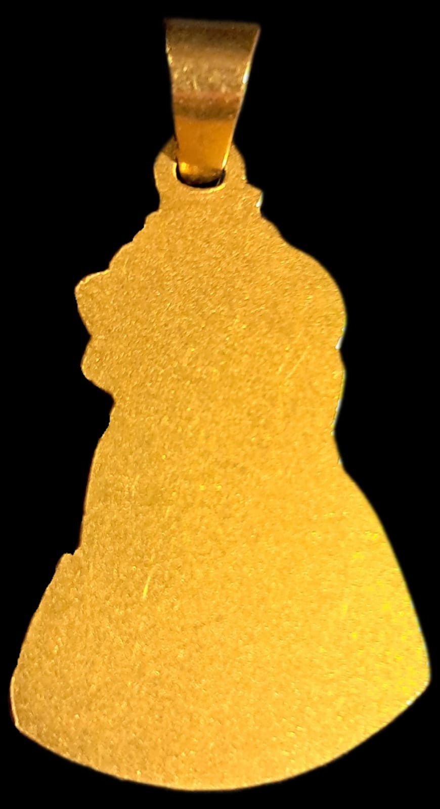 Fine Vintage Retro 18k Gold Madonna and Child Religious Pendant Medal