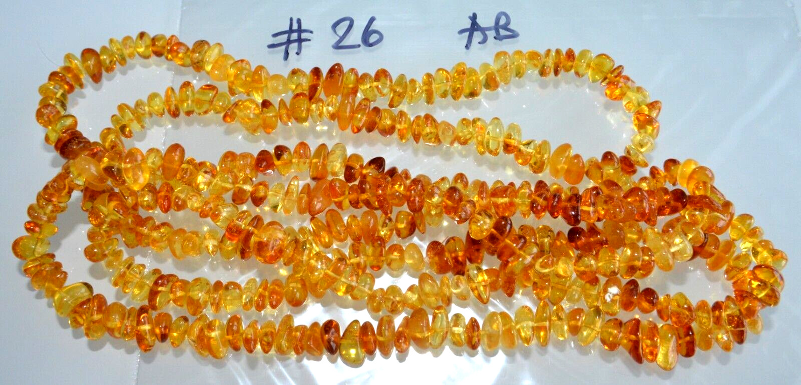 ✅135 cm=46gr RUSSIAN SOVIET BALTIC AMBER BEAD NECKLACE 琥珀 BRACELET STONE PENDANT