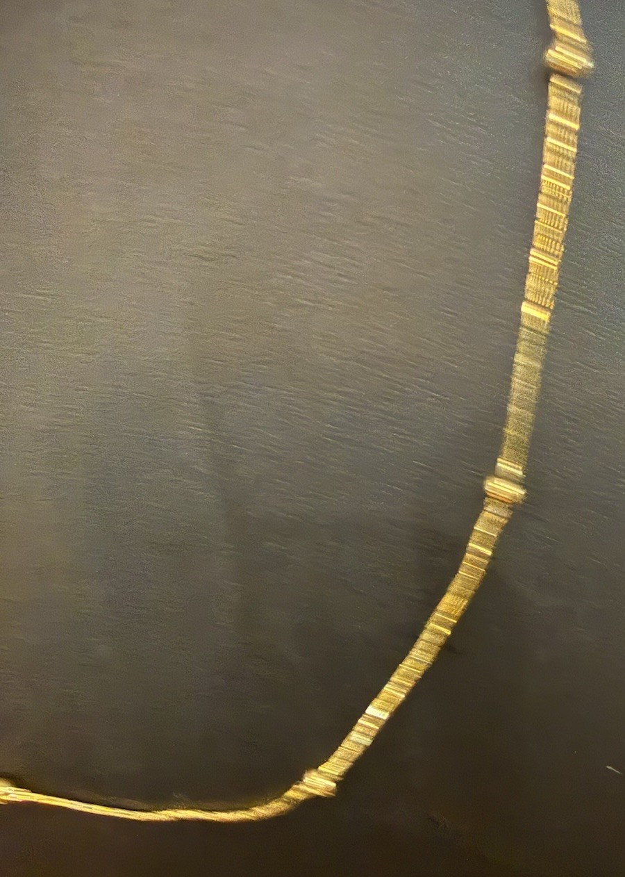 Vintage Monet Goldtone Thin Delicate 18”L Chain Necklace