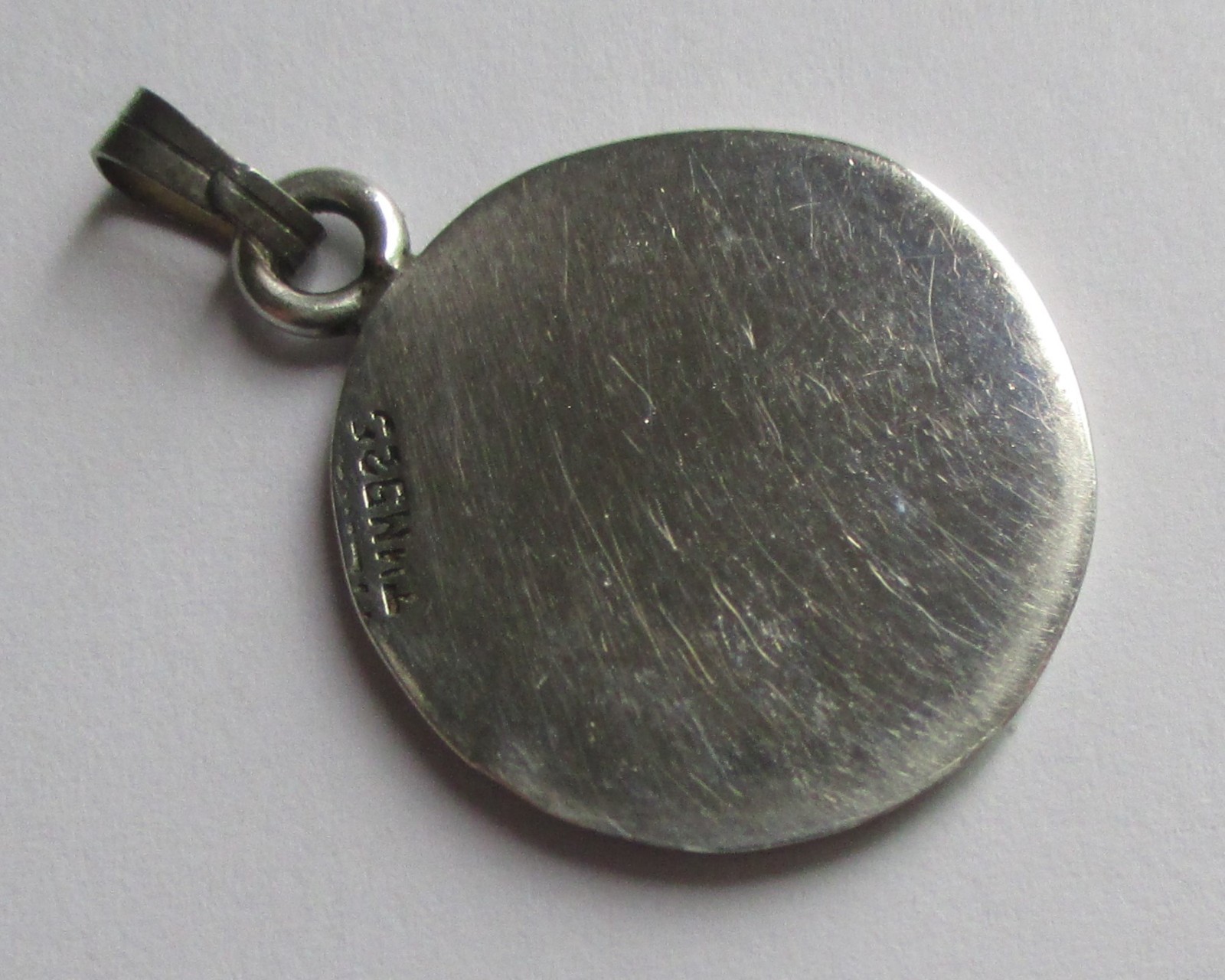 VINTAGE STERLING SILVER ENAMEL INLAY MEXICO AZTEC MAYAN CALENDAR PENDANT CHARM